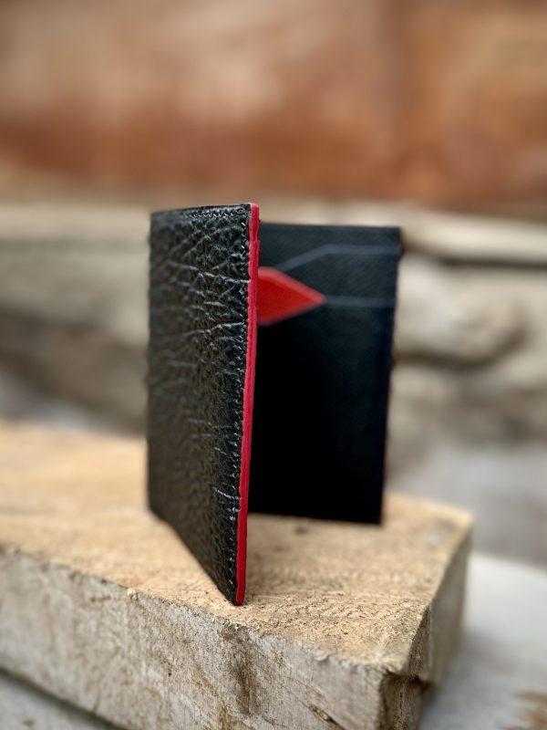 Shark leather customized wallet with a unique texture and premium craftsmanship.