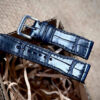 Pilot Aviator Alligator Leather Watch Strap